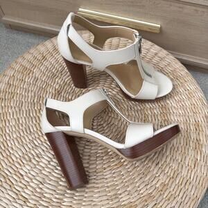 Michael Kors Leather Platform Heels